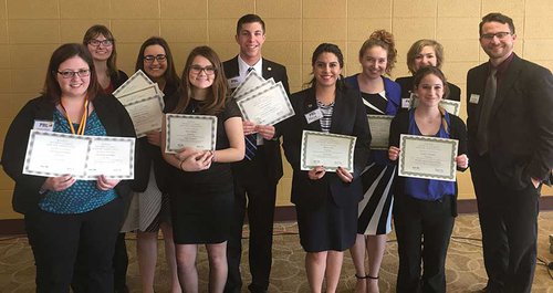 Business Students Honored at Phi Beta Lambda State Conference - Emporia ...